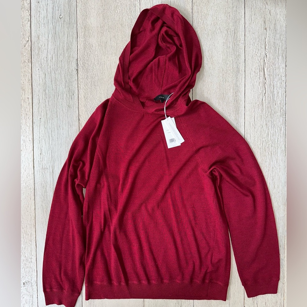 Men's Vince merino wool hoodie